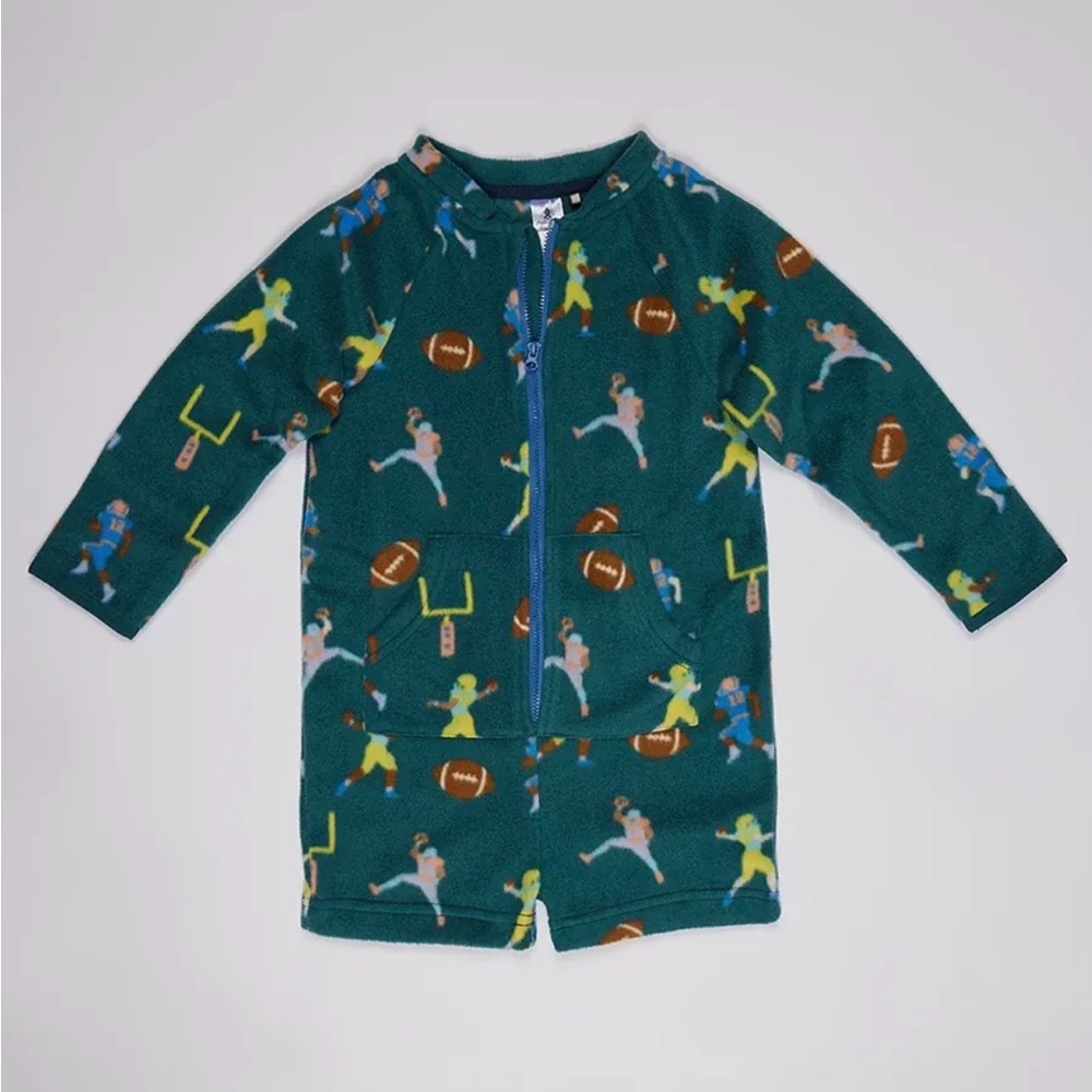 Chubbies Lil Armchair Quarterback Fleece Onesie